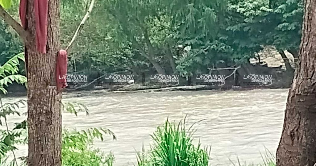Se lanza al río Cazones para escapar de quienes pretendían llevarlo a un anexo en Tihuatlán