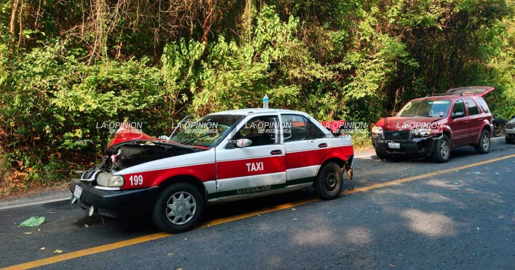 Fuerte accidente en la vía federal Tuxpan -Tampico