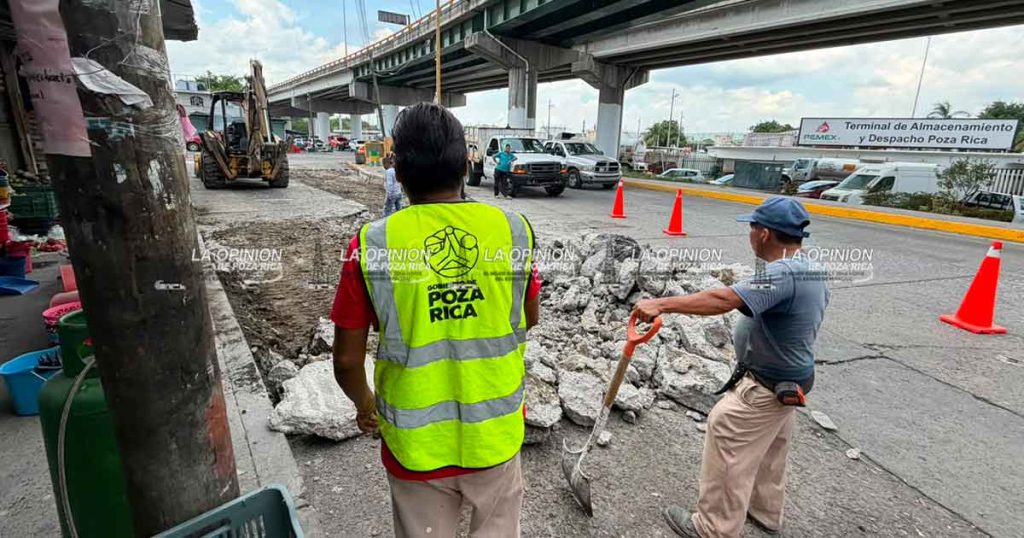 Inician trabajos de rehabilitación del Parador Urbano de Poza Rica