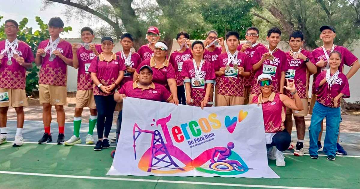 Atletas de Poza Rica conquistan 24 medallas en la Paralimpiada Estatal 2026