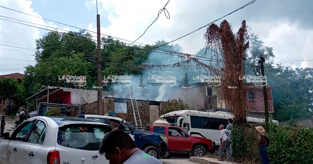 Voraz incendio en Ixcatepec
