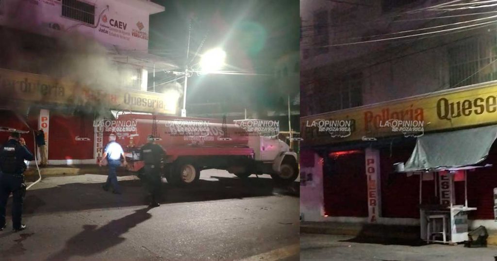 Una verdulería ubicada en el centro sufrió de pérdidas materiales
