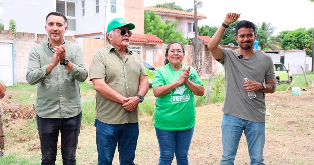 Partido Verde combate efectos del cambio climático en Veracruz; Edgar Herrera Lendechy impulsa jornadas de reforestación