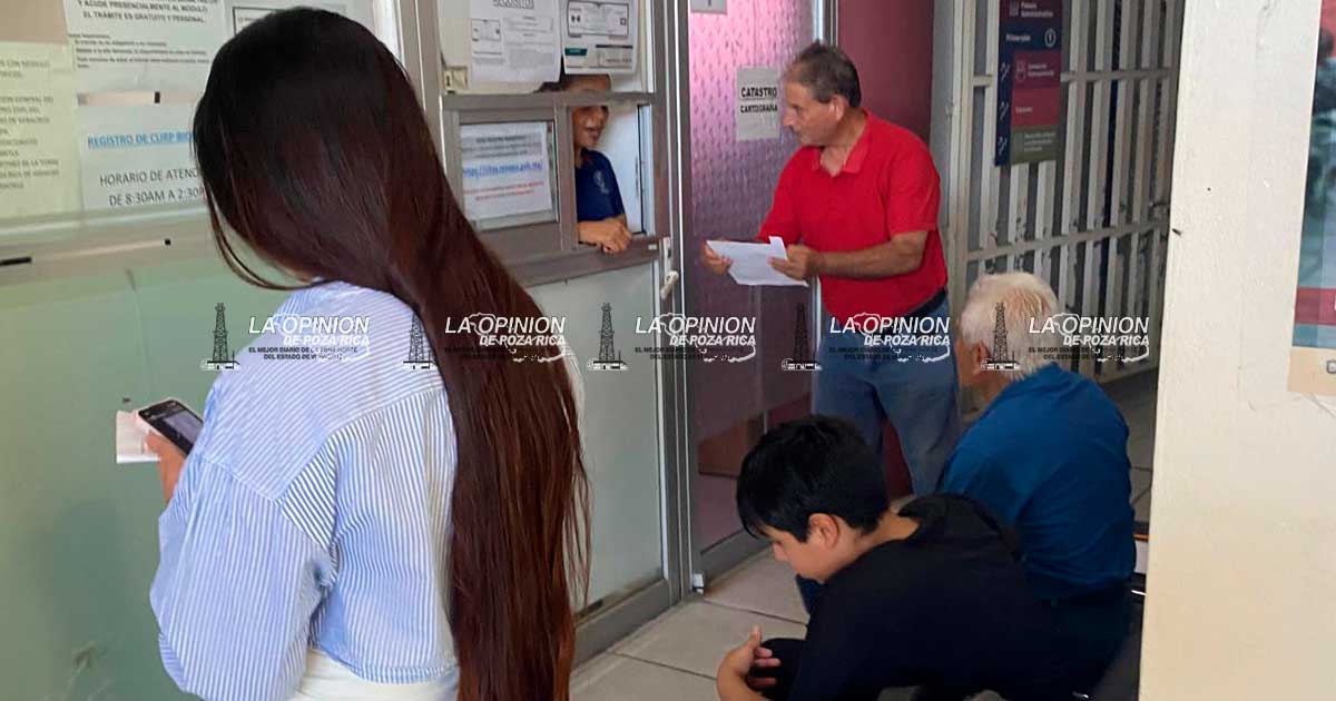 Se registran para la CURP biométrica en el módulo local