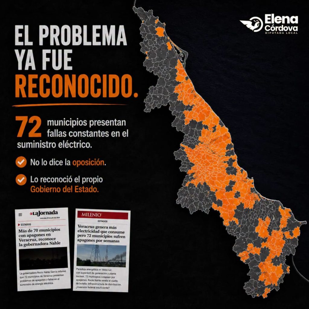Hospital de Xalapa canceló cirugía y tratamientos por falta de energía eléctrica: Elena Córdova