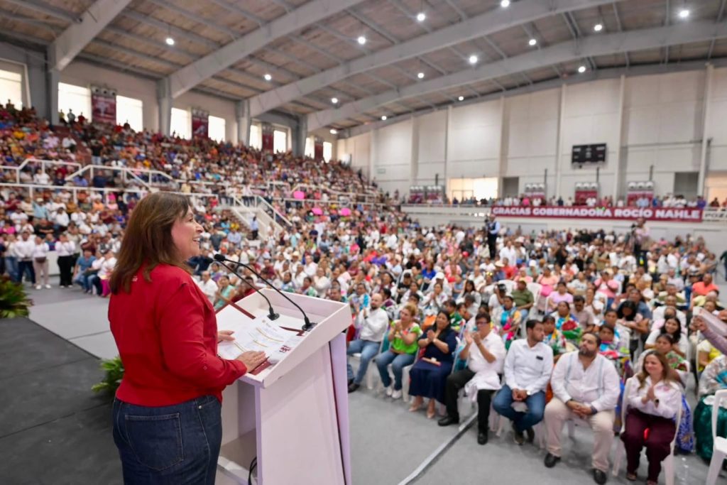 Transformación con justicia social, mil 800 personas de siete municipios reciben Apoyo a la Palabra: Rocío Nahle