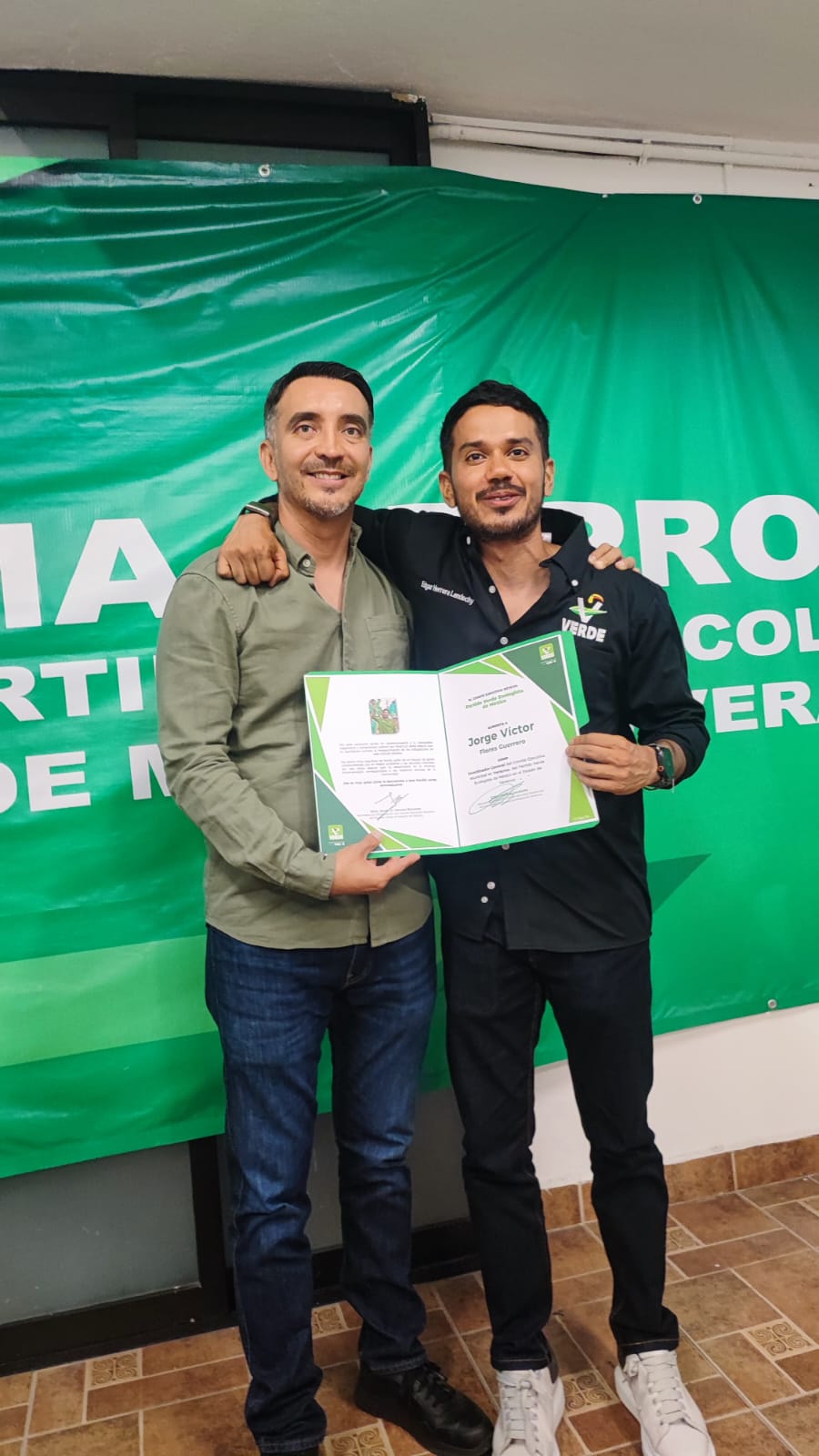 Rumbo al fortalecimiento territorial: asume Jorge Víctor Flores dirigencia del PVEM en el puerto de Veracruz
