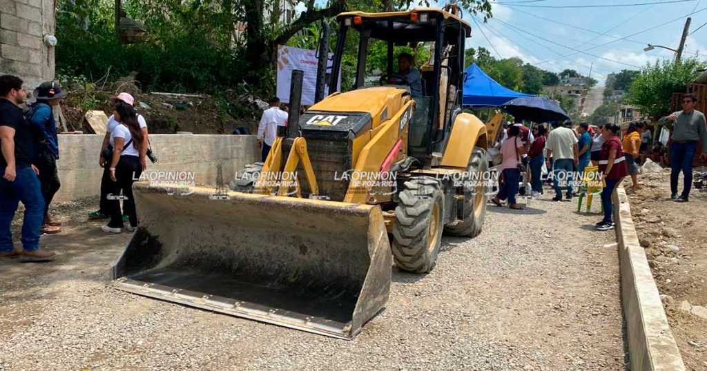 5 millones de pesos en obra integral en la Poza de Cuero 5 millones de pesos en obra integral en la Poza de Cuero