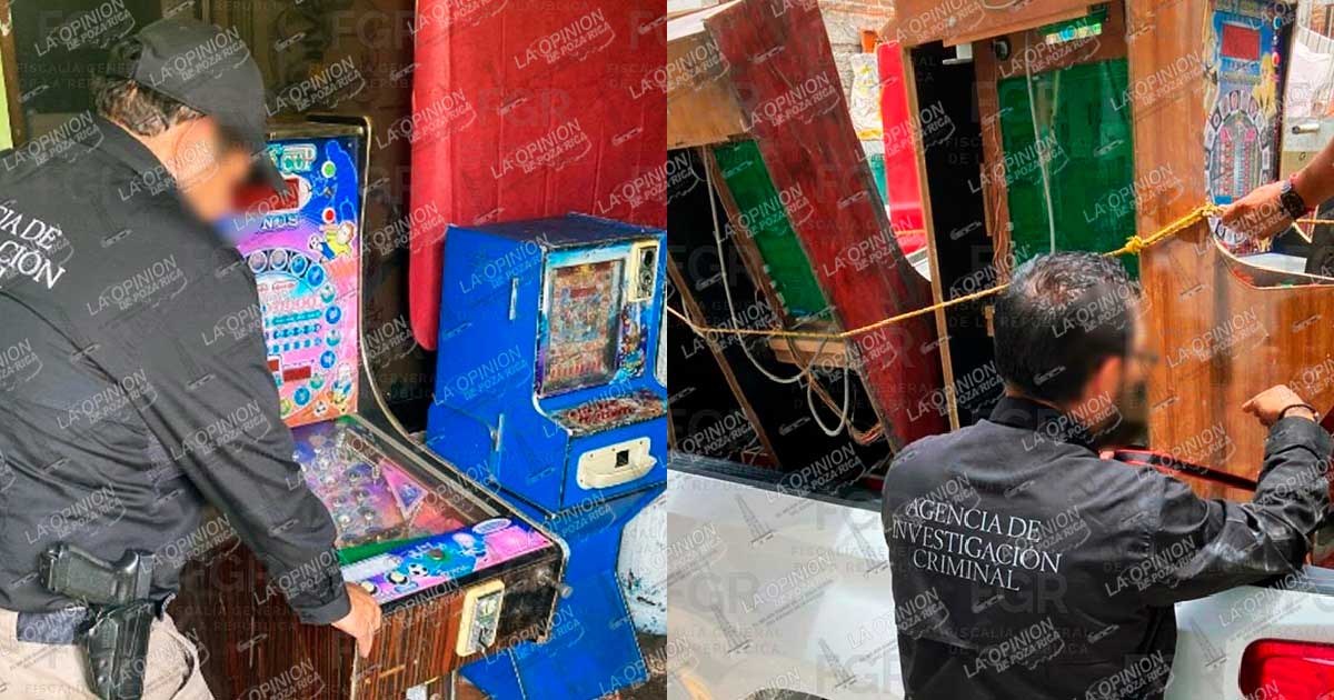 Aseguran máquinas tragamonedas durante operativo conjunto en Coatzintla Aseguran máquinas tragamonedas durante operativo conjunto en Coatzintla