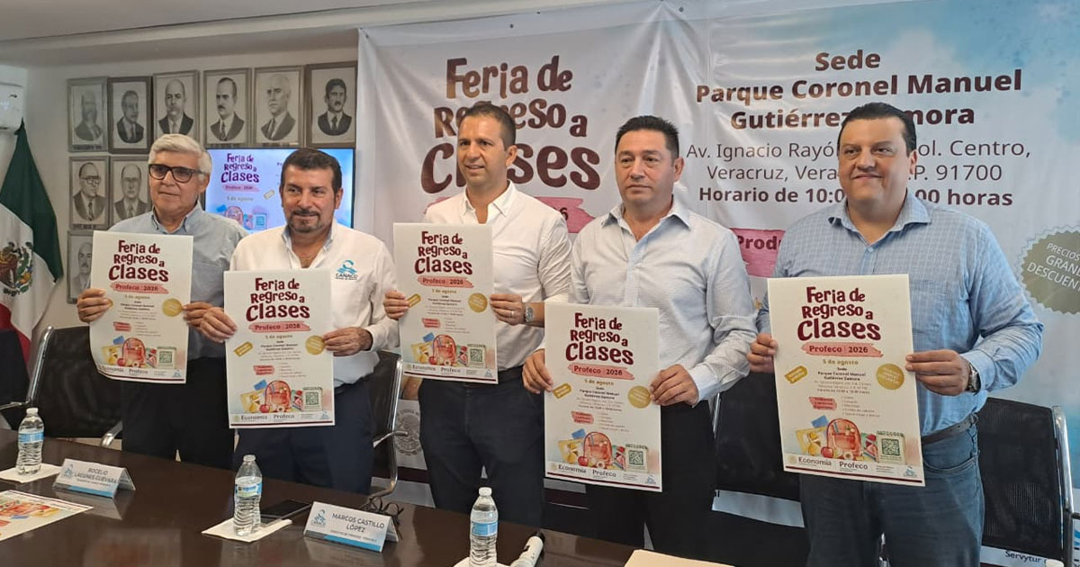 Anuncian descuentos de hasta el 20 % en Feria del Regreso a Clases 2026 de Veracruz y Xalapa