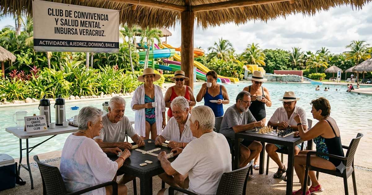 Parque Acuático Inbursa Veracruz impulsará club de convivencia y salud mental para adultos mayores Parque Acuático Inbursa Veracruz impulsará club de convivencia y salud mental para adultos mayores