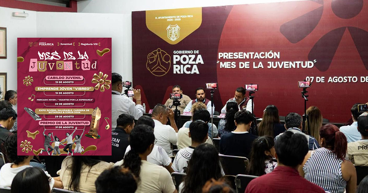 Ayuntamiento anuncia agenda por el Mes de la Juventud 2026 Ayuntamiento anuncia agenda por el Mes de la Juventud 2026