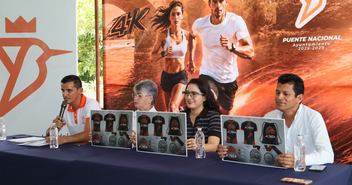 Puente Nacional apuesta al turismo deportivo con la primera edición de la Carrera Azteca "Corre tu Historia" Puente Nacional apuesta al turismo deportivo con la primera edición de la Carrera Azteca "Corre tu Historia"