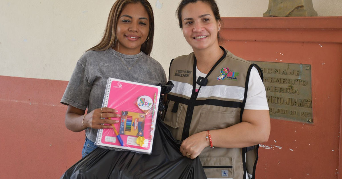 DIF de Alvarado prioriza apoyos alimentarios y de útiles escolares en la zona rural DIF de Alvarado prioriza apoyos alimentarios y de útiles escolares en la zona rural