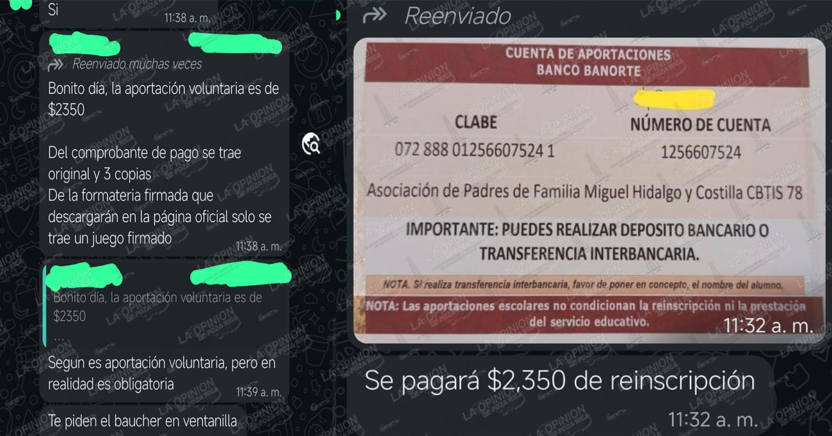 Denuncian cobro durante inscripciones en el CBTIS 78 Denuncian cobro durante inscripciones en el CBTIS 78