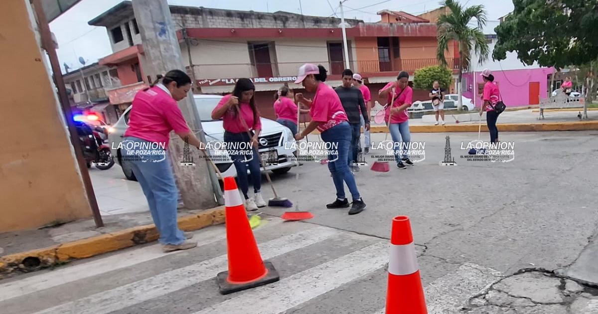 Realizan tercer "Barretón" para mantener calles limpias