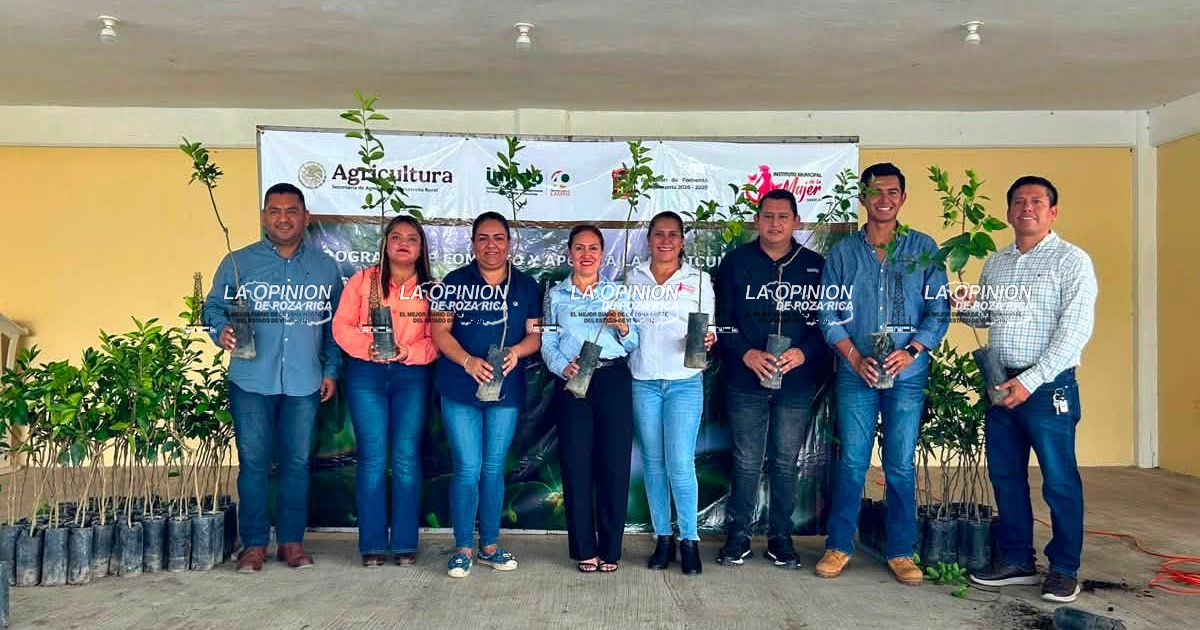 Entregan mil 600 plantas para aumentar producción de limón