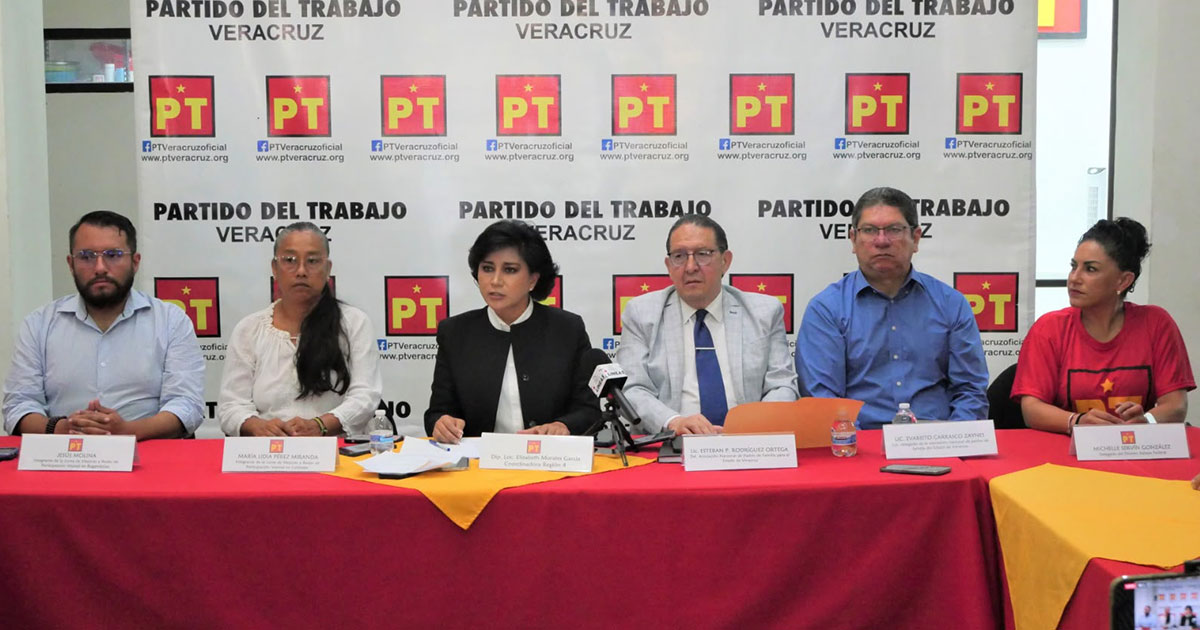 PT Veracruz apuesta por formación de cuadros para fortalecer su estructura territorial
