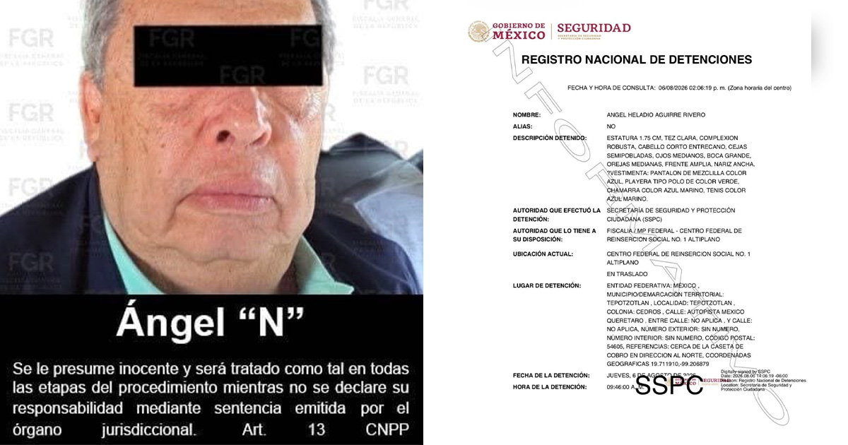 Caso Ayotzinapa revive: trasladan a exgobernador de Guerrero a prisión federal Caso Ayotzinapa revive: trasladan a exgobernador de Guerrero a prisión federal