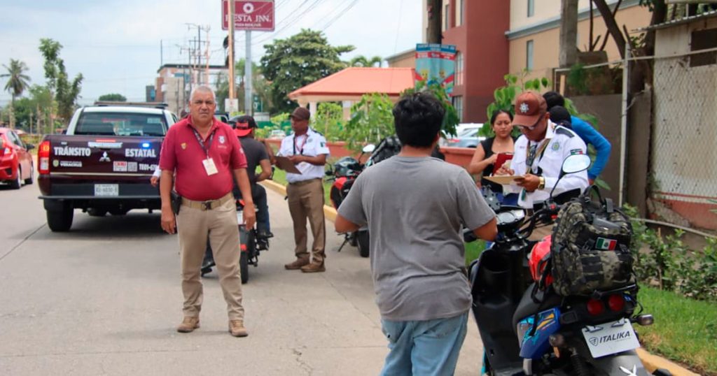 Refuerzan Tránsito del Estado vigilancia con operativo sorpresa Refuerzan Tránsito del Estado vigilancia con operativo sorpresa