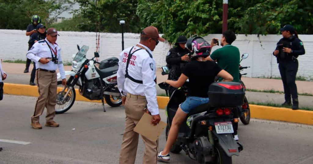 Refuerzan Tránsito del Estado vigilancia con operativo sorpresa Refuerzan Tránsito del Estado vigilancia con operativo sorpresa
