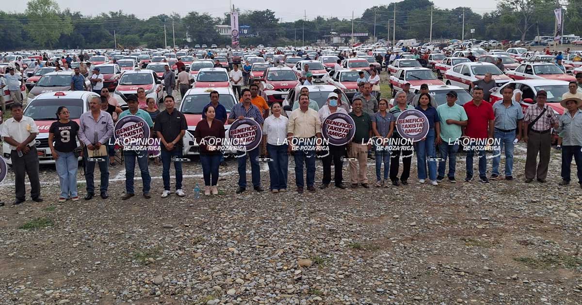 Histórico apoyo para el gremio de taxistas Histórico apoyo para el gremio de taxistas