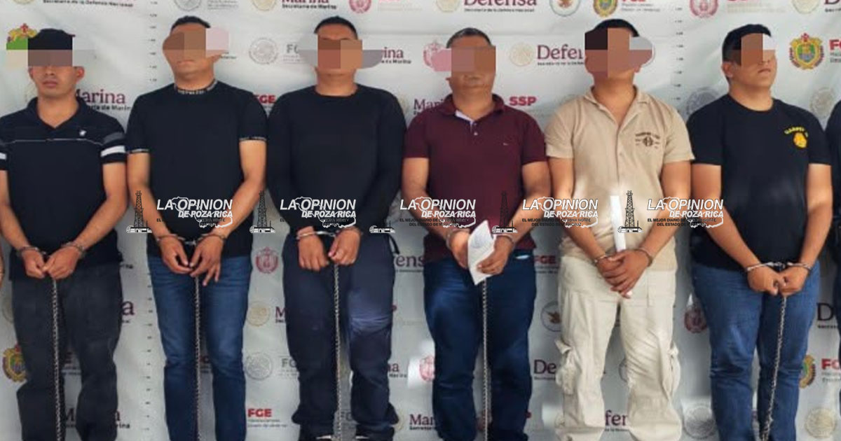 Por secuestro exprés en Álamo caen 5 marinos y un Policía Estatal Por secuestro exprés en Álamo caen 5 marinos y un Policía Estatal