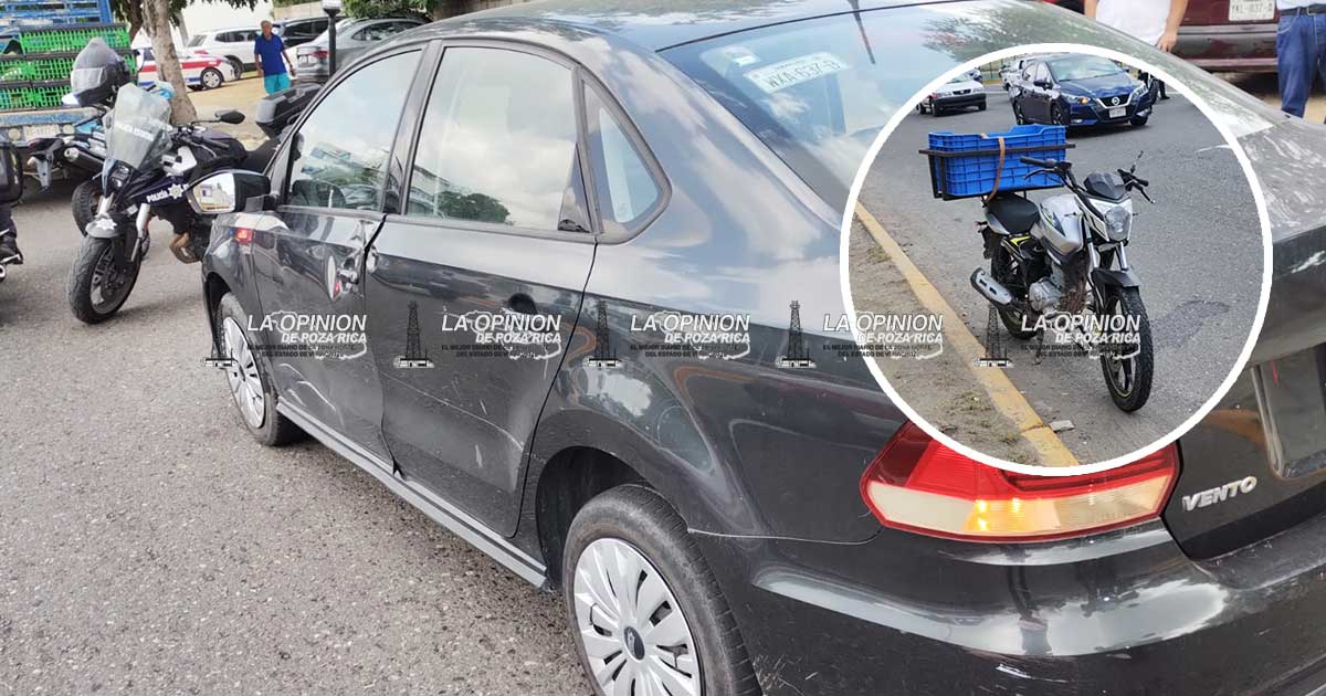 Motociclista resulta lesionado tras ser derribado por un Jetta en el bulevar Central Poniente Motociclista resulta lesionado tras ser derribado por un Jetta en el bulevar Central Poniente