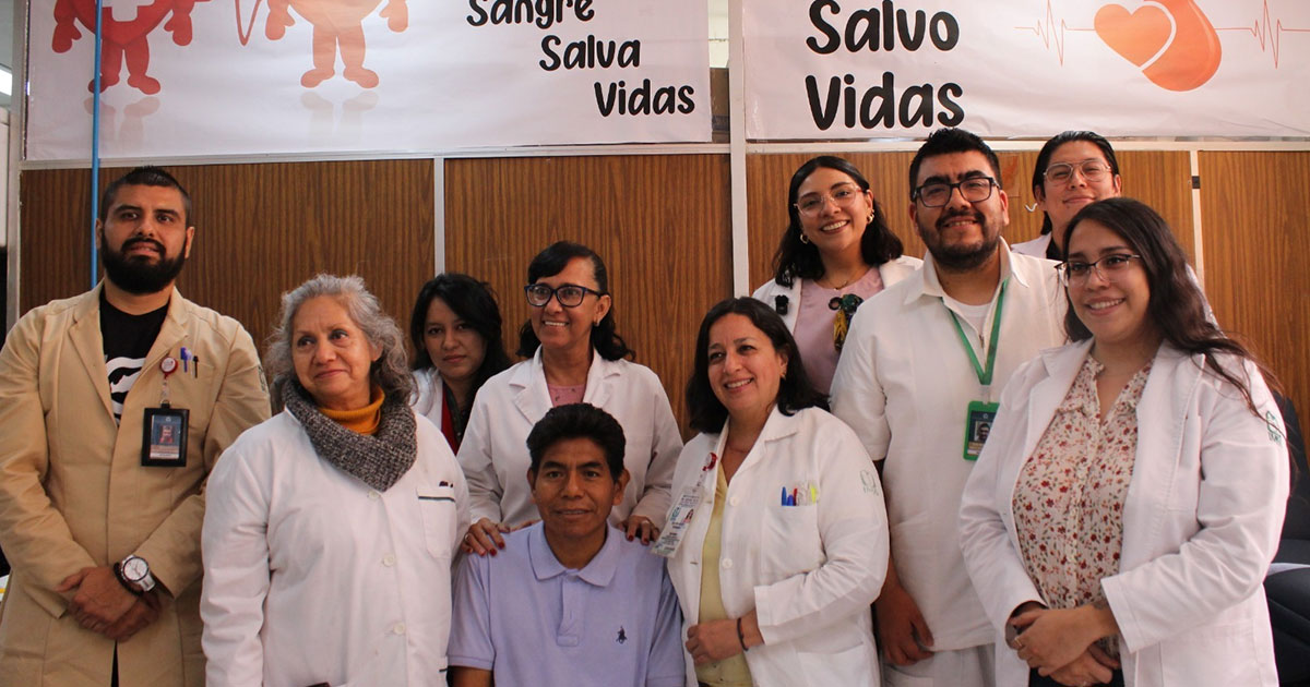 Transfusiones de sangre mantienen con vida a Hilario en IMSS Veracruz Norte Transfusiones de sangre mantienen con vida a Hilario en IMSS Veracruz Norte