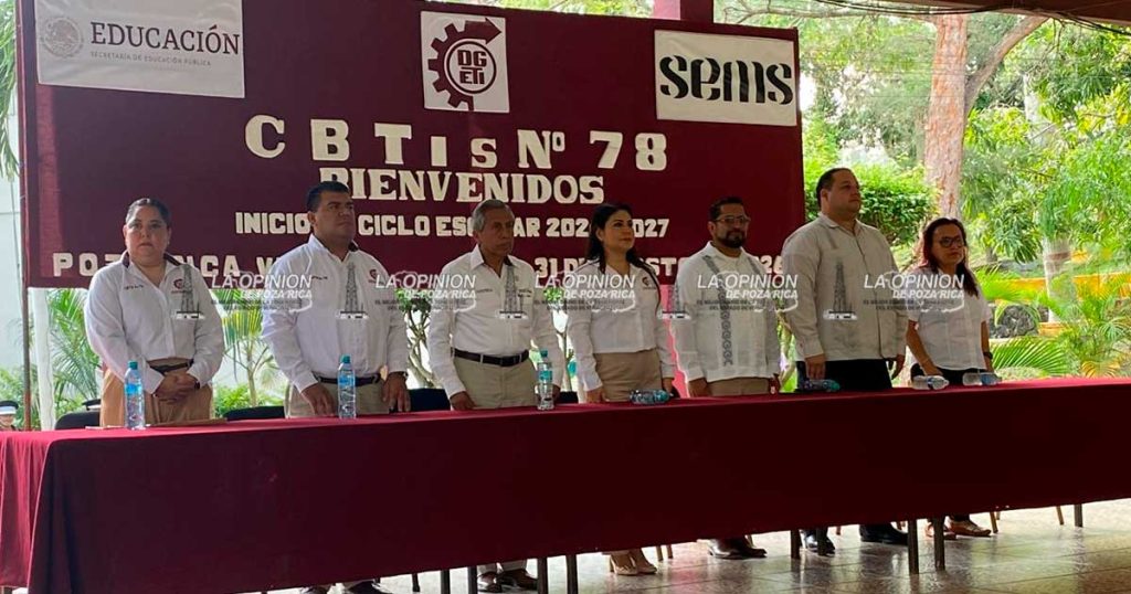 Arranca nuevo ciclo escolar el CBTis N. 78 Arranca nuevo ciclo escolar el CBTis N. 78
