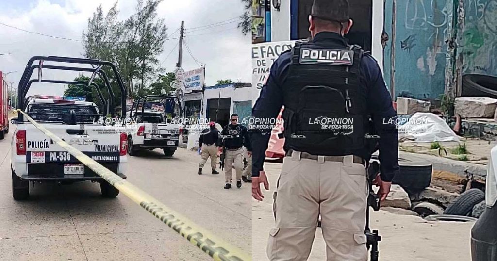 Ejecutan a balazos a hombre junto a vulcanizadora en Coatzacoalcos