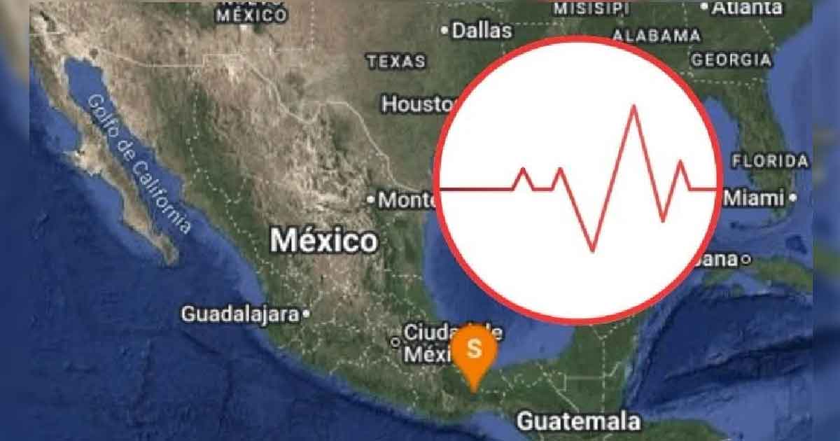 Dos sismos sacuden la costa de Chiapas este miércoles; no se reportan daños