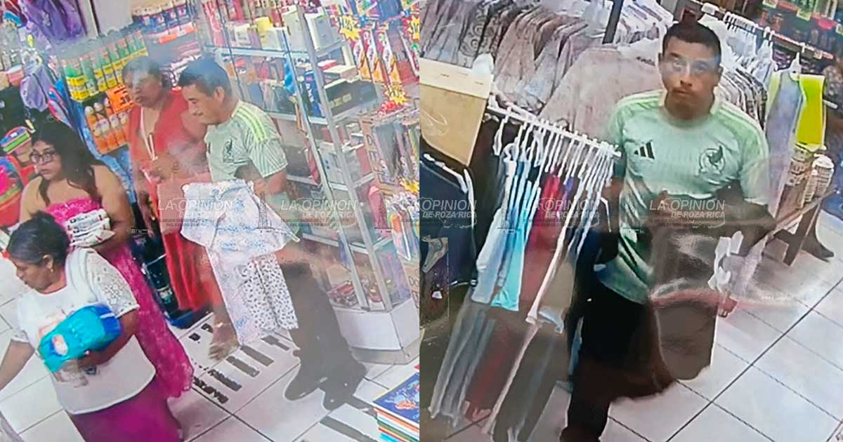 Alertan por ladrones de tienda comercial