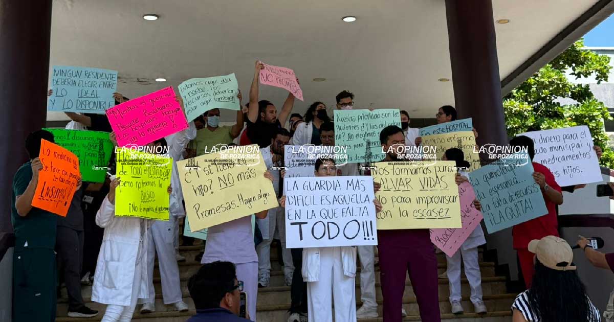 Crisis en el Hospital de Alta Especialidad de Veracruz; residentes exigen insumos ante la cancelación de cirugías