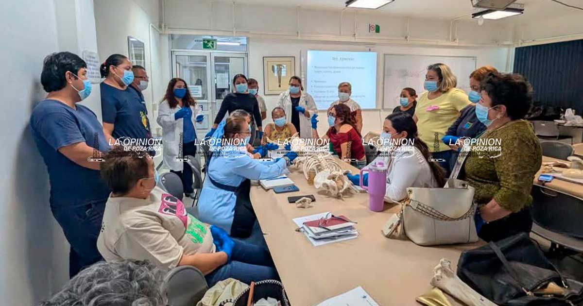 Colectivo María Herrera toma curso de análisis de fragmentos óseos en contextos forenses