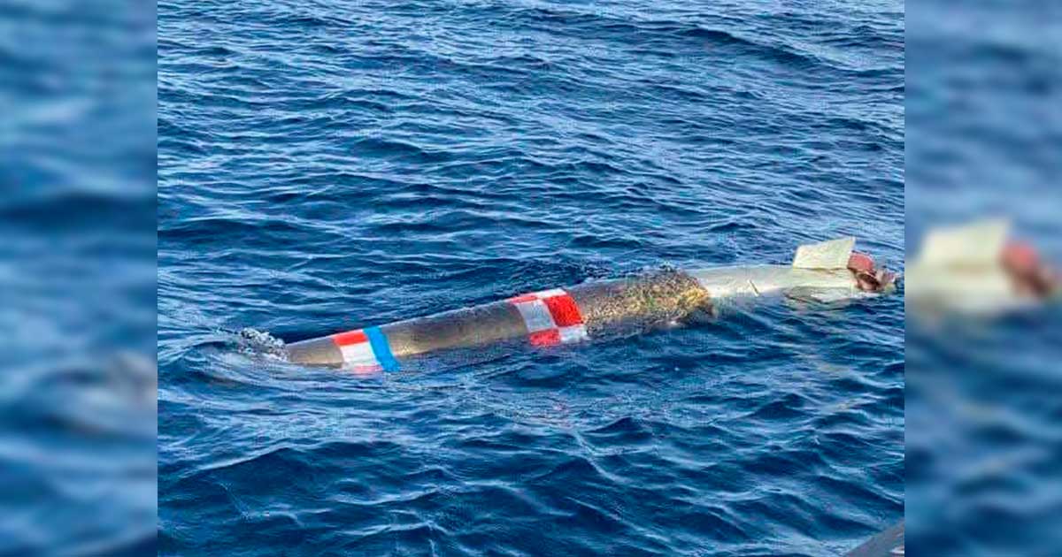 PESCADORES LOCALIZAN OBJETO CON CARACTERÍSTICAS DE TORPEDO FRENTE A ENSENADA
