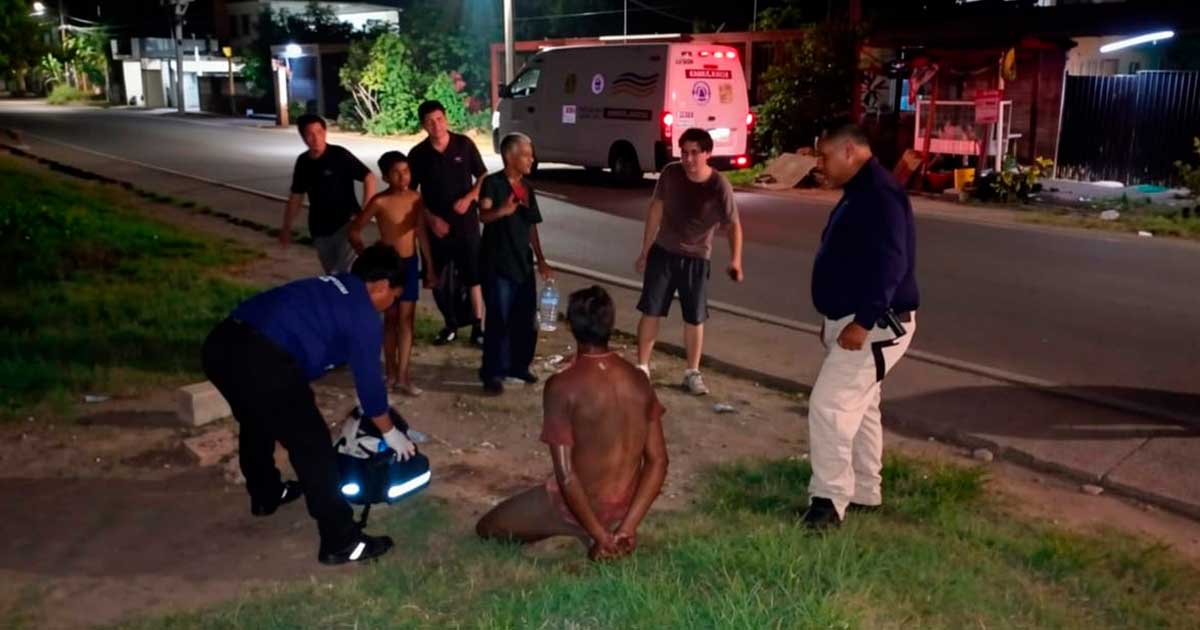 Vecinos de El Tejar casi linchan a presunto ladrón tras agresión a un adulto mayor