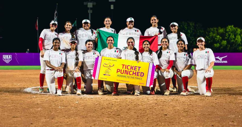 Con talento de El Águila, México avanza a las Finales del Mundial de Softbol 2027