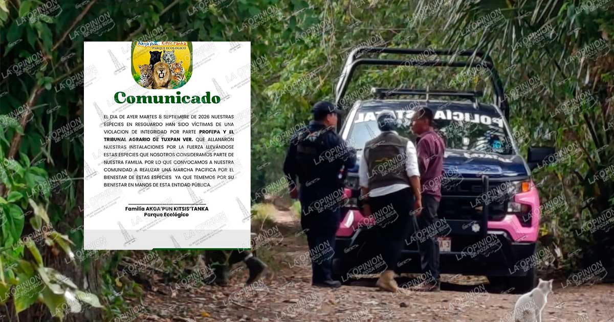 ¡Les cae la ley al zoológico de Tihuatlán! ¡Les cae la ley al zoológico de Tihuatlán!