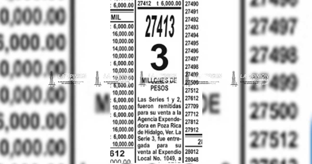 CAE PREMIO DE LA LOTERÍA