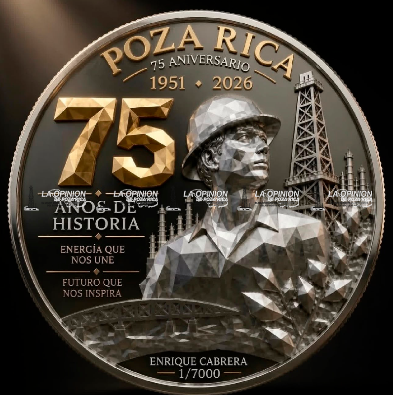 Poza Rica tendrá moneda conmemorativa por su 75 aniversario