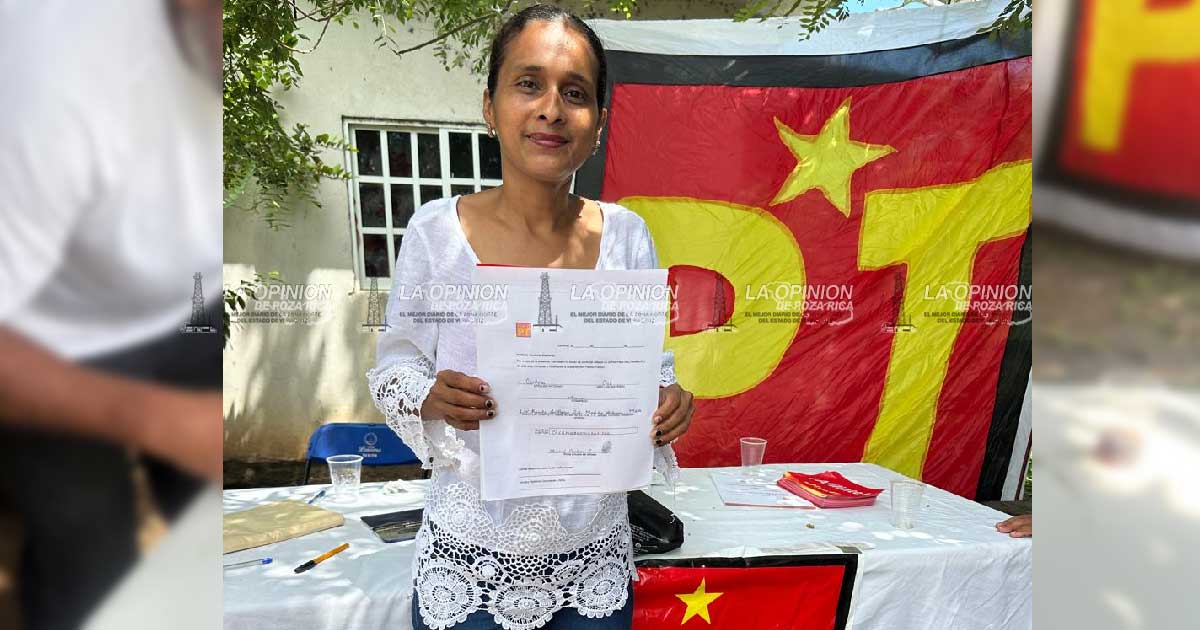 Renuncia delegada de Morena en Medellín y se suma a las filas del PT junto a Magdaleno Rosales