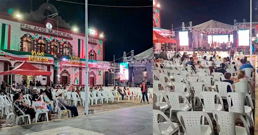 Tempoal dio el Grito entre lonas amenazantes, incertidumbre y una plaza que no respondió como en otros años